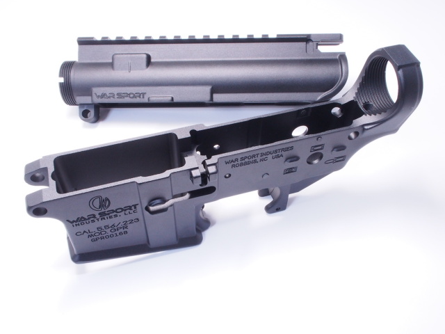 RA-TECH 鍛造アルミレシーバーセット WE M4/AR GBB用（WAR SPORT Type