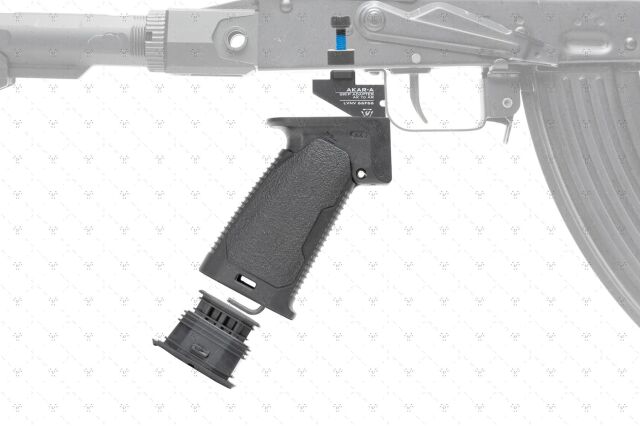 ロシア実物 PUFGUN製 AK用ピストルグリップ　SG-M2-H ブラック ロシア実物 PUFGUN製 AK用ピストルグリップ SG-M2-H ブラック