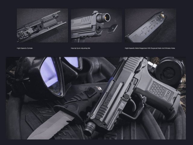 JPバージョン】 VFC/Umarex HK45C Tactical ガスブローバックピストル