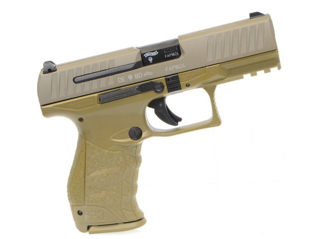 Umarex Walther PPQ M2 GBBハンドガン (TAN) Cerakote Limited