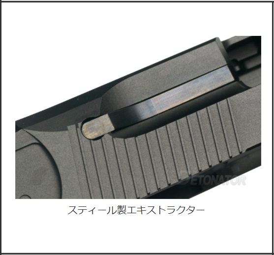 DETONATOR Beretta PX4 Type F カスタムスライド-BK マルイ PX4