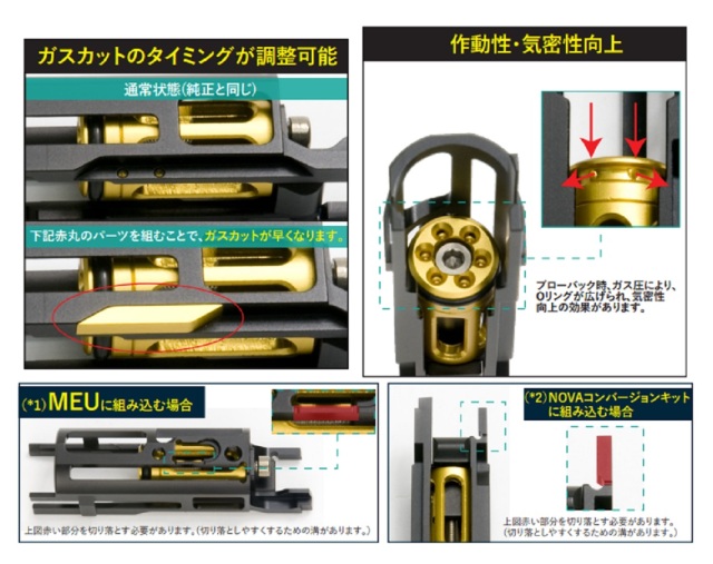 Anvil（アンヴィル）CNCアルミ ライトウェイトブリーチ (BK/SV