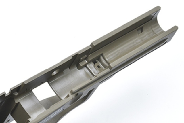 GUARDER 東京マルイ USP9 GBB対応 リアル刻印フレーム (USP-04) 【BK/FDE】