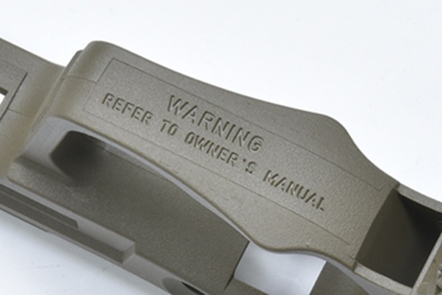 GUARDER 東京マルイ USP9 GBB対応 リアル刻印フレーム (USP-04) 【BK/FDE】