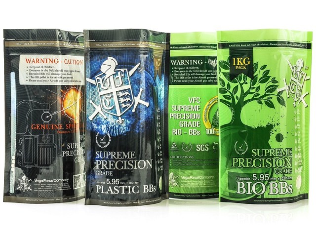 VFC 超精密BB弾 PLAバイオ/White (1kgパック/ボトル)