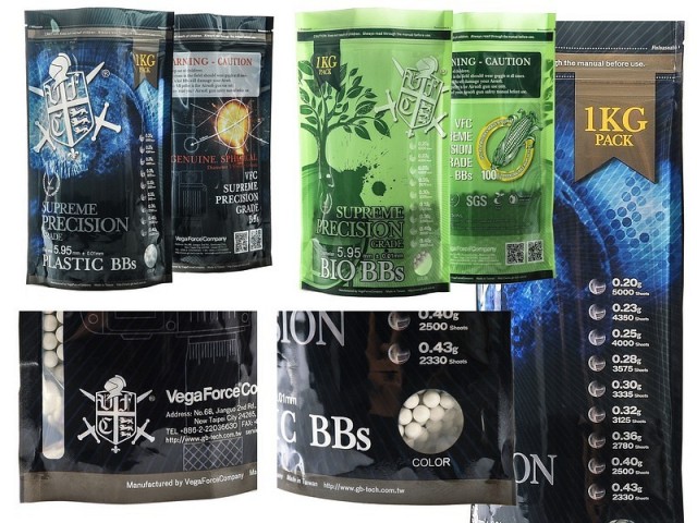 VFC 超精密BB弾 PLAバイオ/White (1kgパック/ボトル)