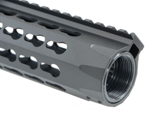 ガン　パーツ　VFC SABER KEYMOD 13in レイルシステム (BK) VFC CALIBUR KEYMOD 13 RAIL- 6MM BLACK | Elite Force Airsoft