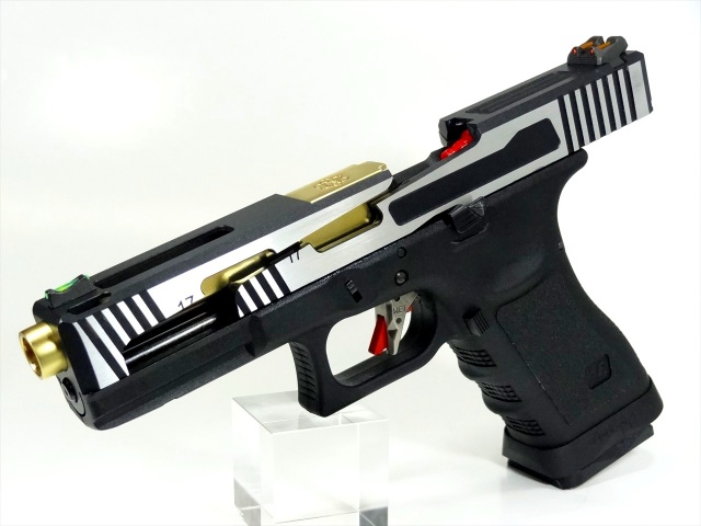 WE G Hi Speed G17 Gen3 Two Tone （グロック17 ガスブローバックガン
