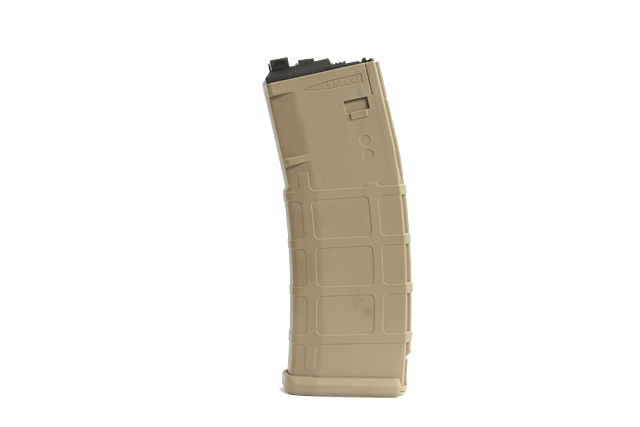 WE MSK GBB対応 30連 P-MAGタイプマガジン V3 【BK/TAN】