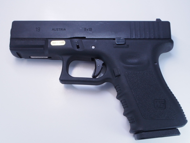 WE G19 Gen.3 GBB BK （グロック19 ガスブローバックガンシリーズ）