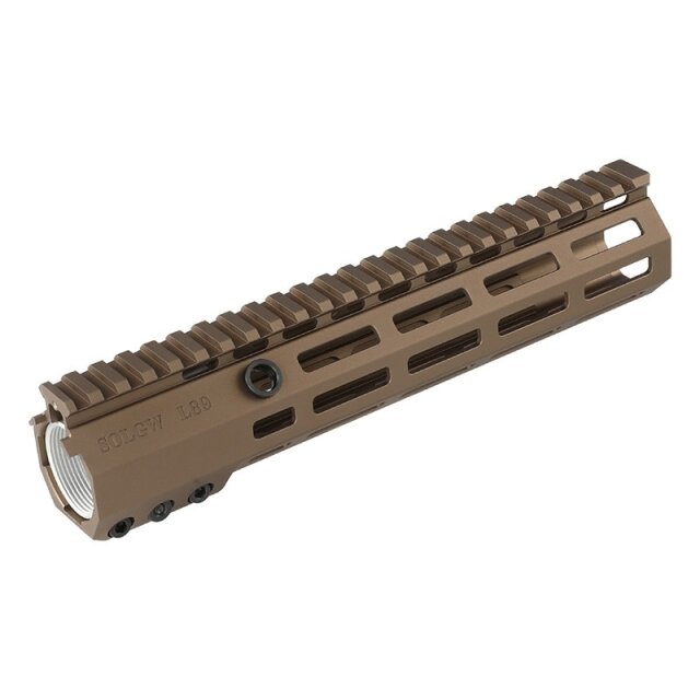Airsoft Artisan SOLGW L89 タイプ 9.75インチ M-LOK ハンドガード BK