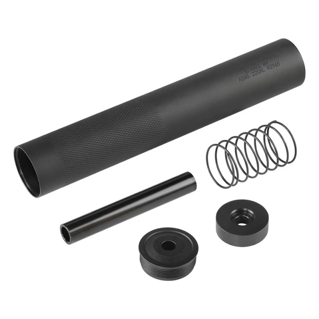 Airsoft Artisan AE OPS タイプ Mk12 SPR サプレッサー 14mm逆ネジ