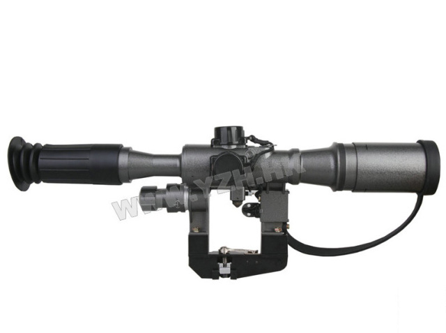SVDドラグノフスコープ　pso1タイプ　4倍固定 SVD ドラグノフ 4倍 スコープ ブラック BK Black 4倍固定