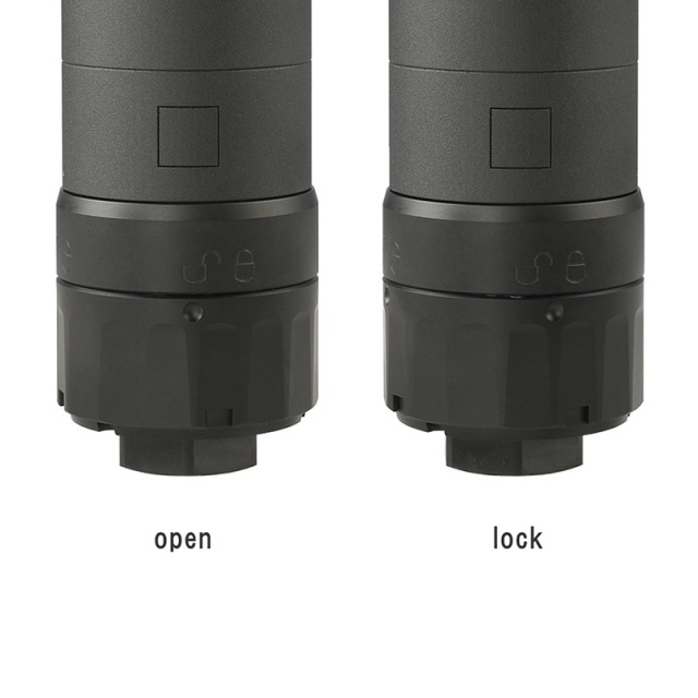 BPW SLX 762 QD ダミーサプレッサー&マズルブレーキ bk