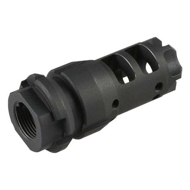よ Adapter, -6 AN JIC Male to M14x1.5 Saginaw Male, Black (ADF