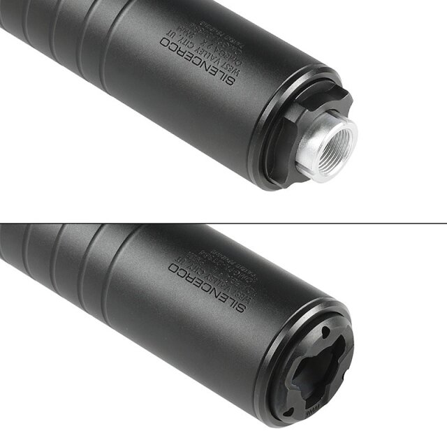 RGW Omega 9Kタイプ ダミーサイレンサー 14mm逆ネジ/MP5アタブター 2Way