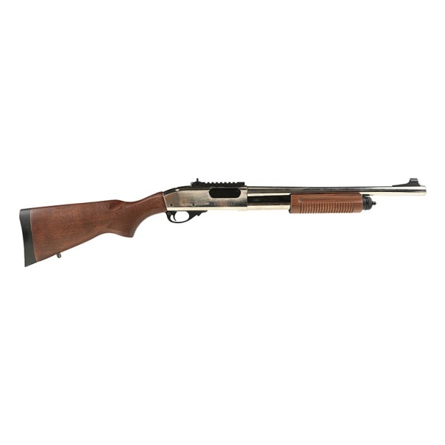 ☆送料無料☆Golden Eagle M870ガスショットガン Silver/RealWood