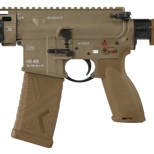 ☆送料無料☆【海外バージョン】GHK HK416A5 GBBR CERAKOTE仕様 FDE