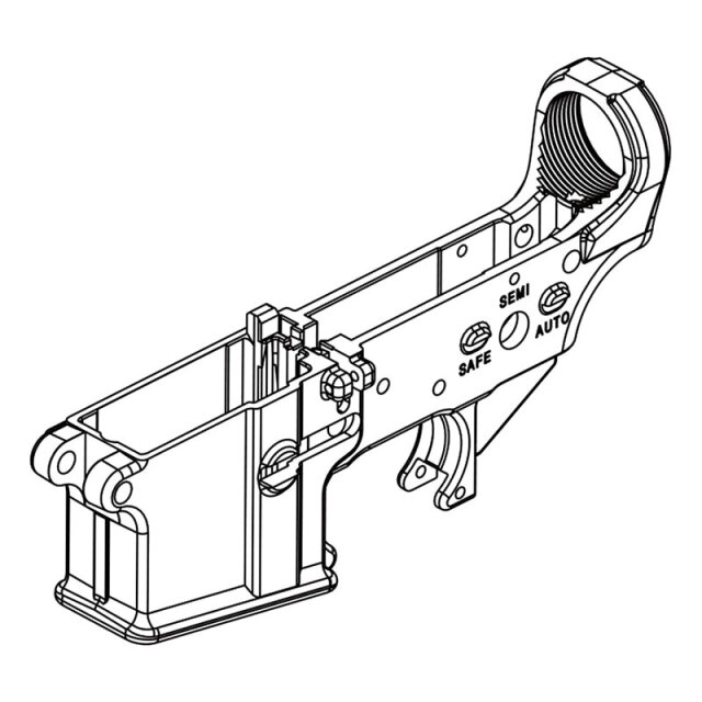 GHK M4ロアレシーバー 2024年12月入荷】GHK M4 GBB用 ロアレシーバー COLT刻印 (M4-19