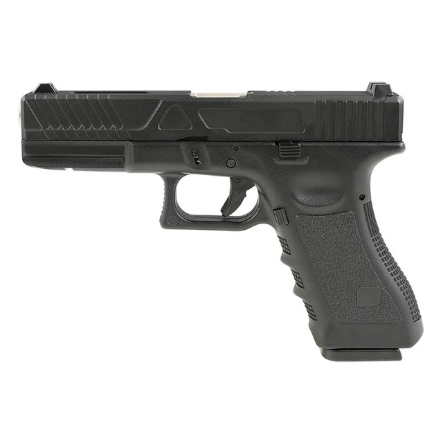 King Arms G17 Gen.3 カスタムアルミスライド GBBハンドガン BK
