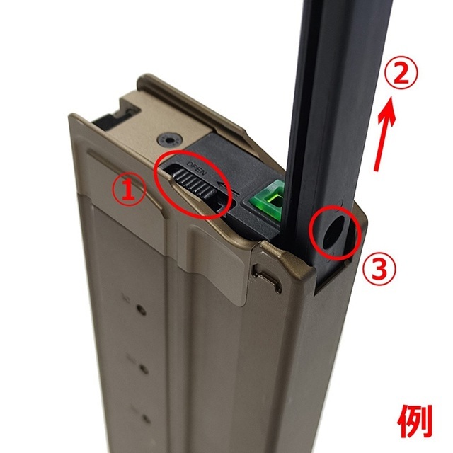PROW MCX SPEAR XM5 6.8X51 SBR GBBR用 ガスマガジン CNC Ver.
