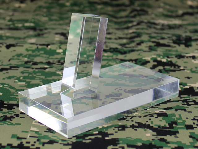 SAA ハンドガン用アクリルガンスタンド ダブルカラムタイプ