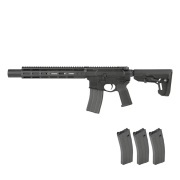 【マガジンセット】EMG/DE Airsoft NOVESKE NSR-SD ガスブローバックライフル Black (OfficialLicense/スペアマガジン3本付)