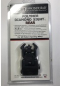 【実物】DIAMONDHEAD ポリマー ダイアモンド リアサイト BK 【撮影使用品】