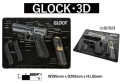 ノーブランド メンテナンスガンマット 【M1911・3D/GLOCK・3D/GLOCK・Gen.5】