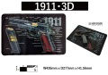 ノーブランド メンテナンスガンマット 【M1911・3D/GLOCK・3D/GLOCK・Gen.5】