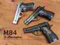 マルシン(Marushin) Beretta M84 モデルガン 4種(ABS/BK,SV,WBK)(HW/BK)