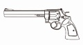 マルシン(Marushin) S&W M29/629 8-3/8inch 木製グリップ Xカート式ガスリボルバー