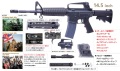 T8/CGS COLT R727/M16A21 Carbine 14.5inchバレル ガスブローバックライフル (COLT-1024)（マルイMWSマガジン互換）