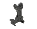 Airsoft Artisan Railscales Leaf-PEQスタイル フィクスドフロントサイト　BK/DE