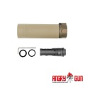 ANGRY GUN Sure Fire SOCOM 556 Mini QDサイレンサー＆14mm逆ネジハイダーセット 2026 Edition (BK/FDE)