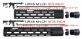 ANGRY GUN URX6 M-LOK アルミハンドガード Black 東京マルイ/KSC/VFC M4/M16シリーズ対応 【10.5/12.75inch】