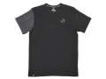 B&T TEXTIL Tシャツ/Straight Cut 01/メタルキーリング付き (Black/Grey)