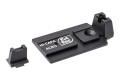 C&C Tac ACRO ドットサイトマウントプレートセット BK (東京マルイ Hi-CAPA5.1対応)
