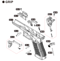Umarex Glock17Gen.5パーツ/03-01 フレーム [VGC7GRP312]