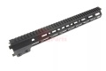 Z-Parts MK16 アルミCNC ハンドガード 15インチ (Black) GHK M4 シリーズ（GBB)対応