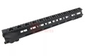 Z-Parts MK4 アルミCNC ハンドガード 15インチ (Black) GHK M4 シリーズ（GBB)対応