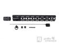 PTS Griffin Armament LowPro RIGID M-LOK レイルハンドガード/13.5in (BK)