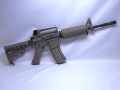 【JPサポート付】WE M4A1 GBB TAN オープンボルト