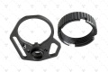 Strike Industries 多機能エンドプレート&回転防止キャッスルナット BK (S05-146BK)