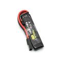 SFA製 7.4V リポ(LIPO) バッテリー ミニコネクタ 750mAh 45C-90C スーパーショートスリム (SA-B040M)