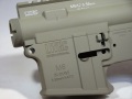 【オリジナル】 マーキング＋セラコート RA-TECH 鍛造アルミレシーバーセット WE M4 GBB用（LWRC M6 TAN）