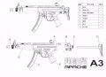 WE MP5A3 リトラクタブルストックセット (B/C/D)