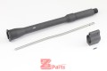 Z-Parts 10.3インチ スチールアウターバレル GHK MK16対応