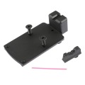 Airsoft Artisan Glock RMRマウント / ファイバーフロントサイトセット (東京マルイ G17/G26対応)