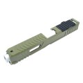 Airsoft Artisan DWSタイプ スライド/アウターバレルセット (Licensed/東京マルイ G17対応) Noveske Bazooka Green Cerakote
